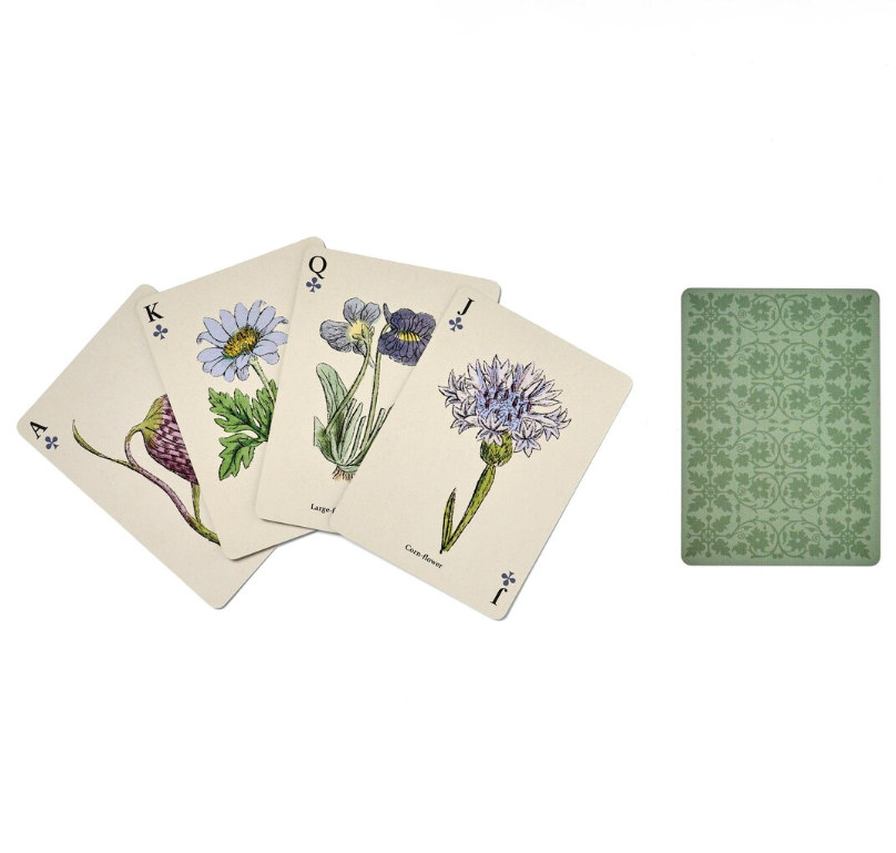 Wildflowers Playing Cards – Single Deck by Roomytown