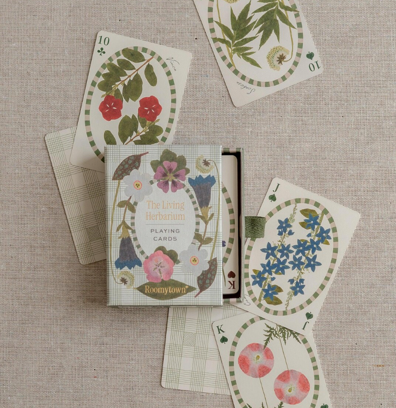 The Living Herbarium Playing Cards – Single Deck by Roomytown