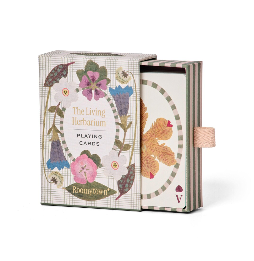 The Living Herbarium Playing Cards – Single Deck by Roomytown