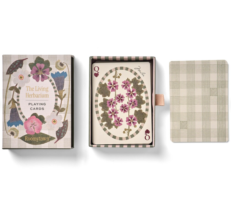 The Living Herbarium Playing Cards – Single Deck by Roomytown