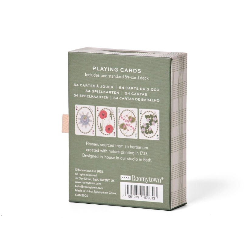 The Living Herbarium Playing Cards – Single Deck by Roomytown