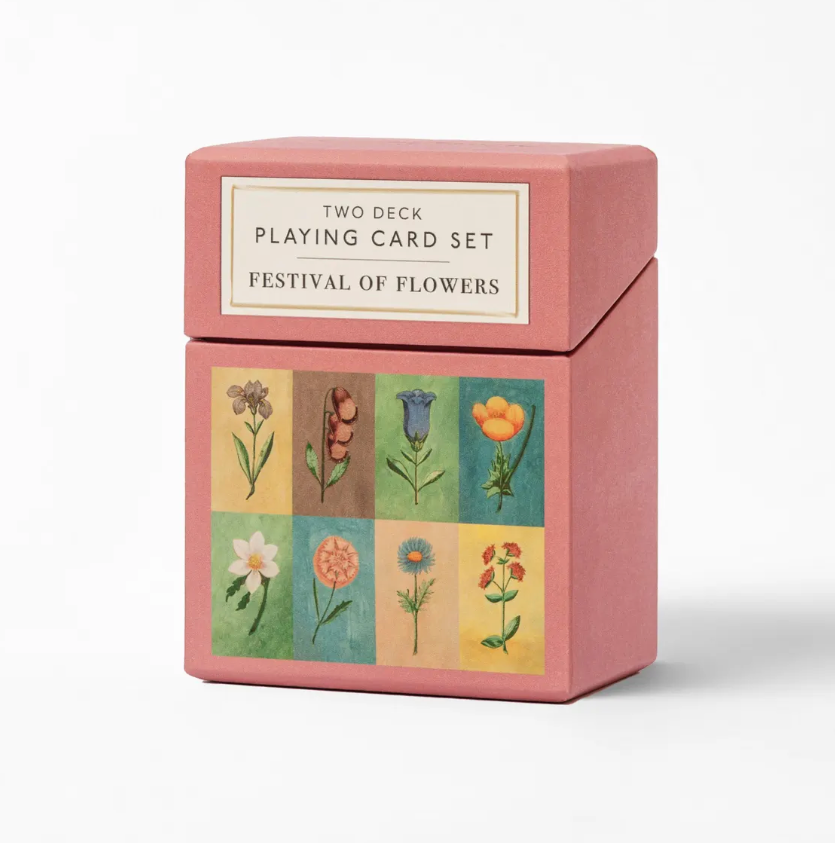 Festival of Flowers Playing Cards – Roomytown Two-Deck Set