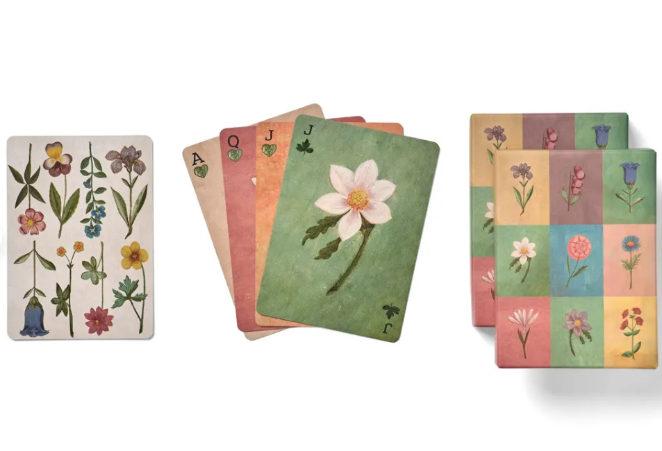 Festival of Flowers Playing Cards – Roomytown Two-Deck Set
