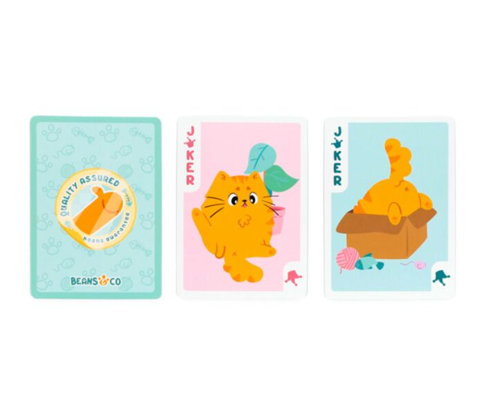 Beans & Co Cats Standard Playing Card Deck