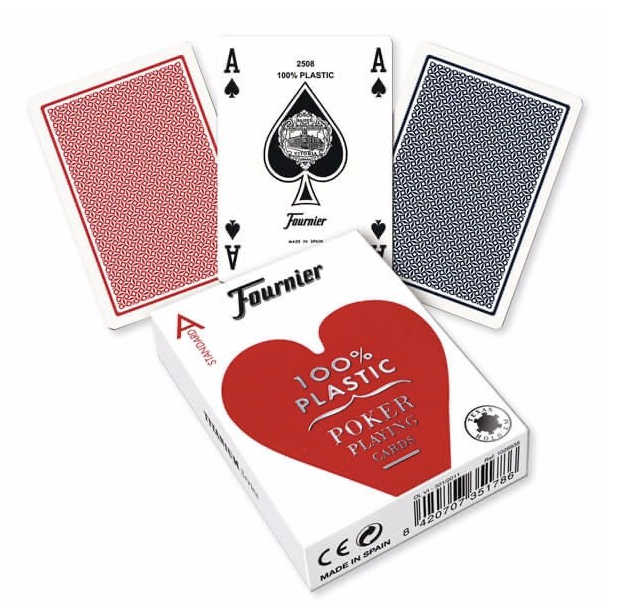 Fournier 2800 Poker Playing Cards – Red Jumbo Index