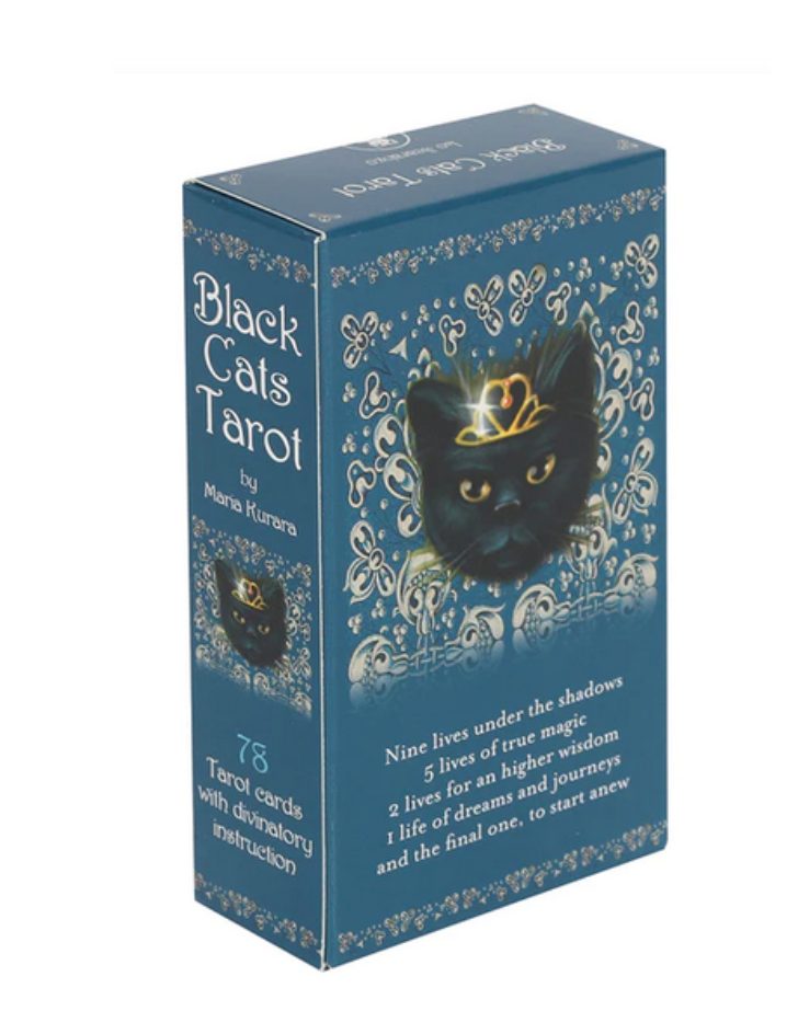 Black Cats Tarot Cards Lo Scarabeo
