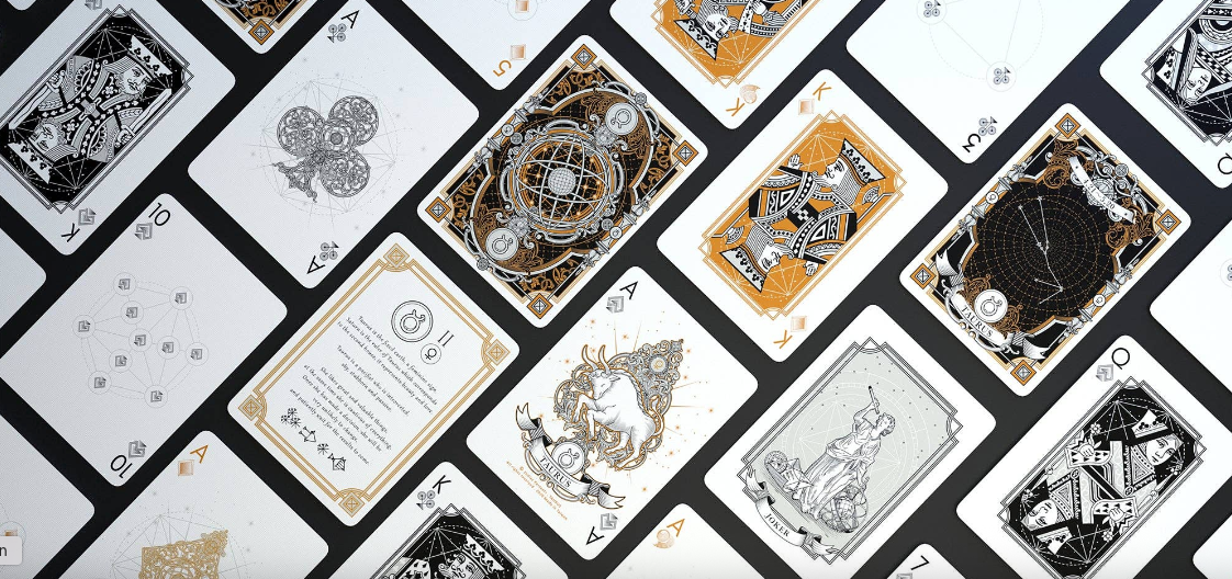 Zodiac Portents Playing Cards -Taurus