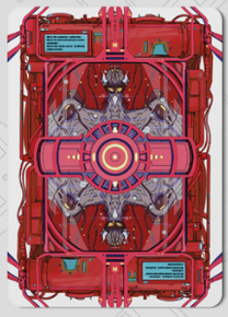 Cyberpunk Mythos Playing Cards: SANZU Red