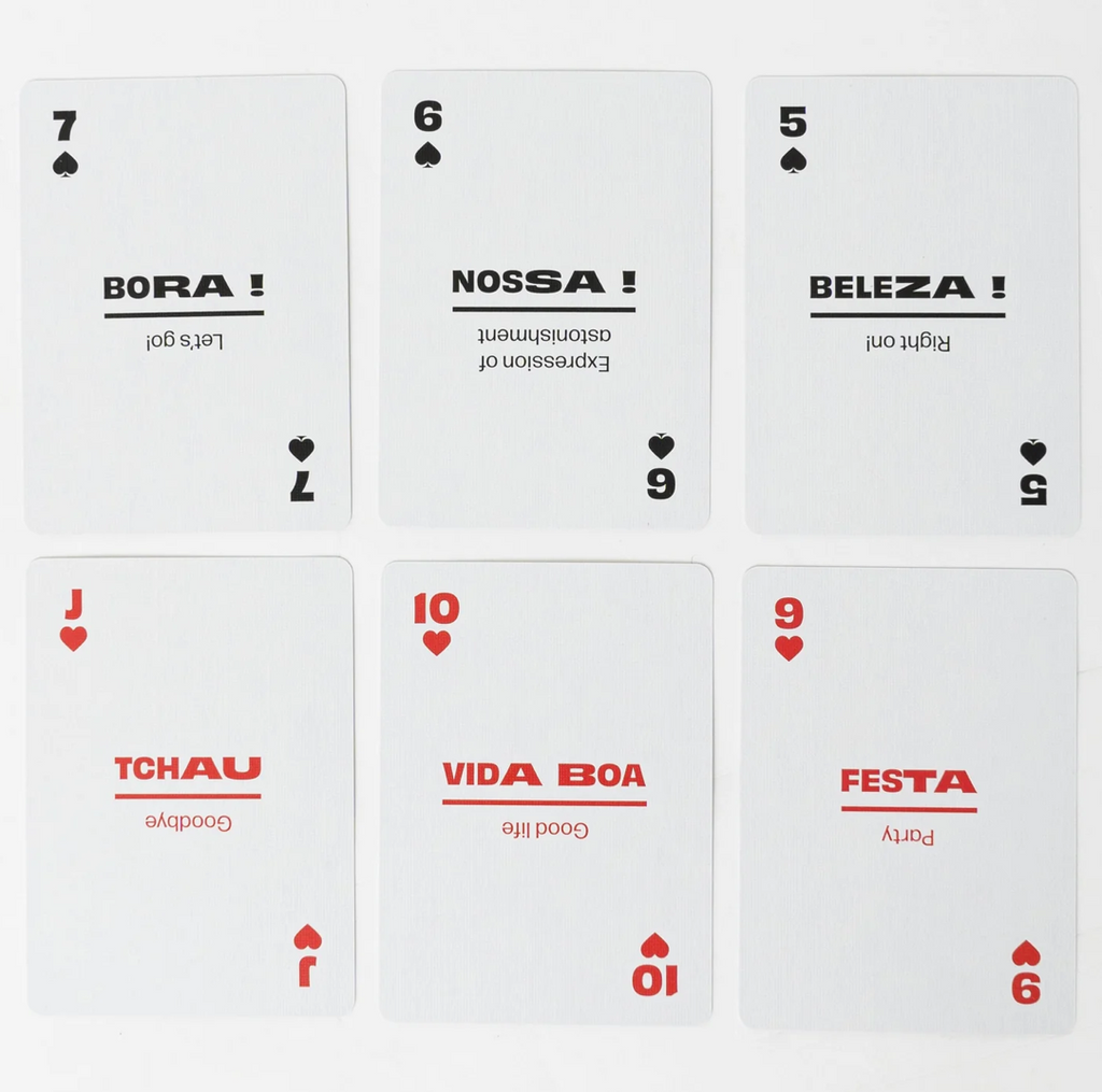 Lingo Brazilian Portuguese Playing Cards in Wayfarer Tin