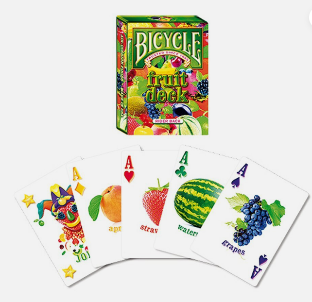 Bicycle Fruit Deck Playing Cards – Green Rider Back