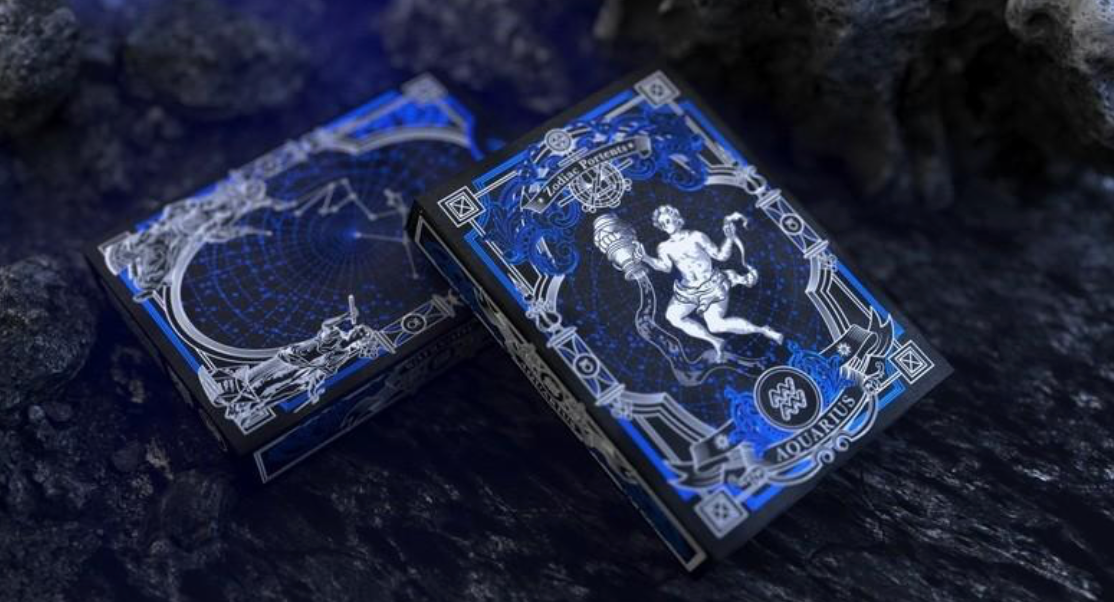 Zodiac Portents Playing Cards: Aquarius