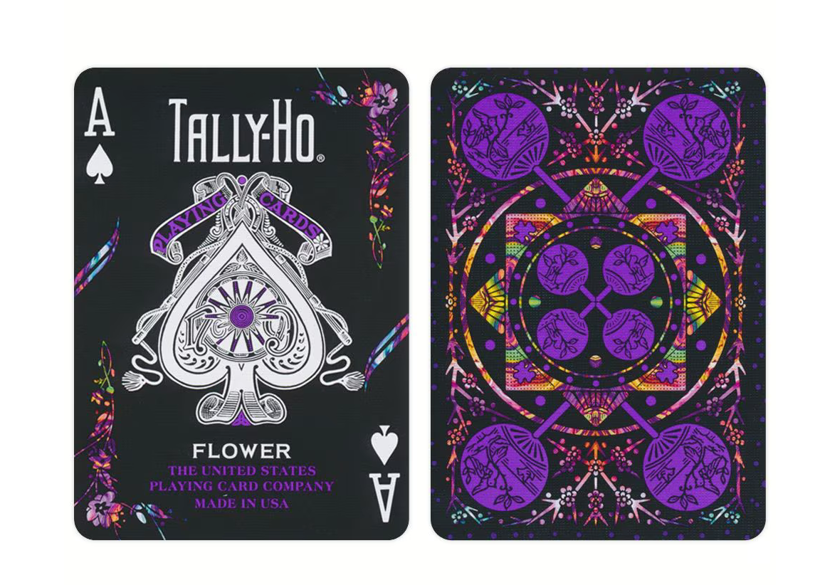 Tally-Ho 2024 Flower Playing Cards | Cardistry No. 13