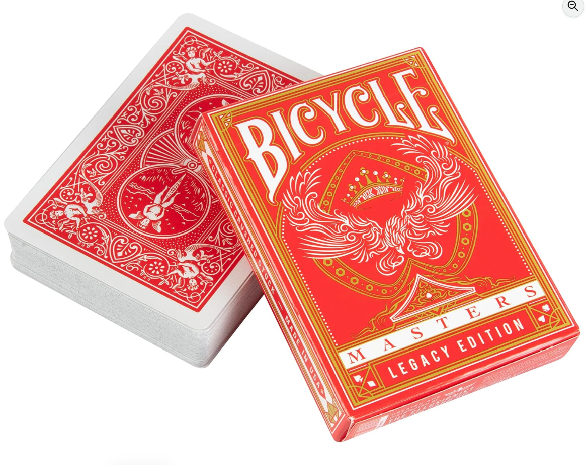 Bicycle Red Legacy Masters Playing Cards by Ellusionist