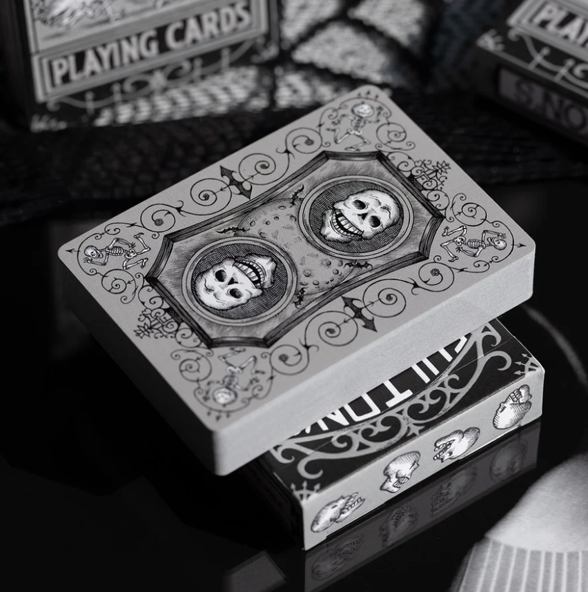 Fulton’s October Tombstone Grey Playing Cards