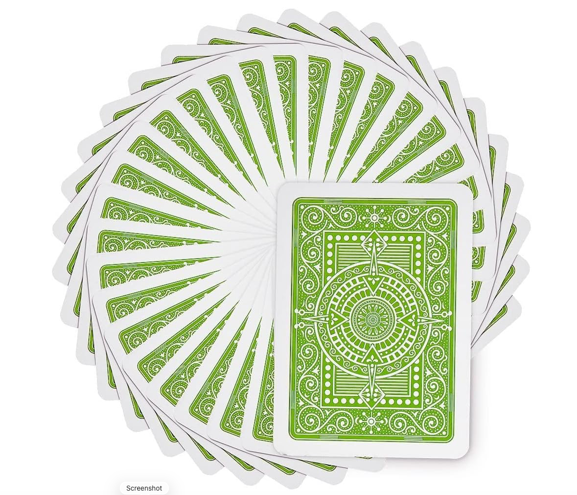 Modiano Light Green Texas Hold’em 100% Plastic Poker Cards Jumbo Index
