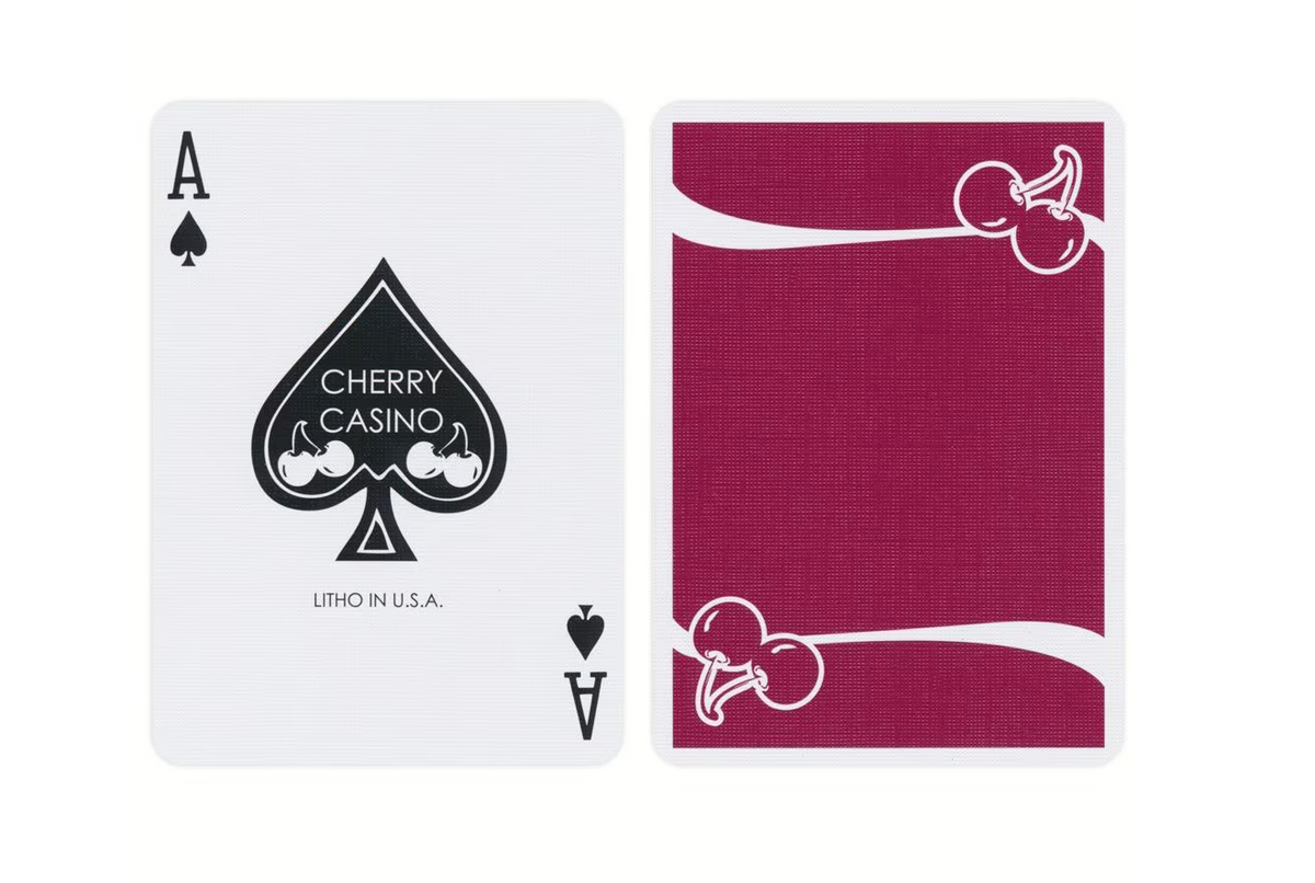 Cherry Casino Reno Red Playing Cards – Pure Imagination Projects
