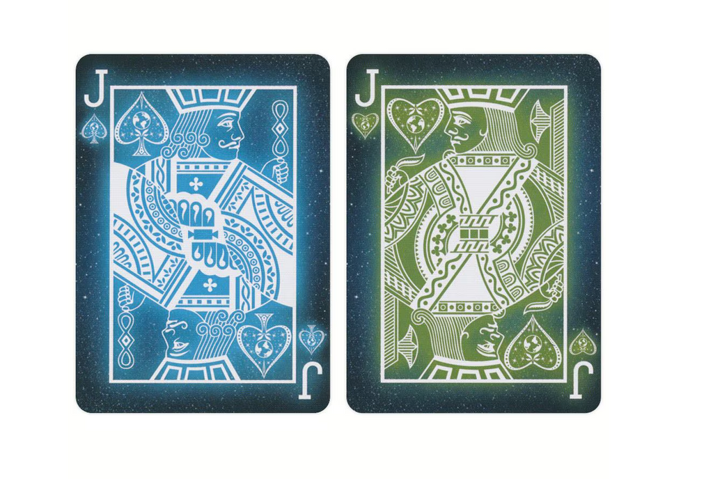 Bicycle Starlight Earth Glow Playing Cards
