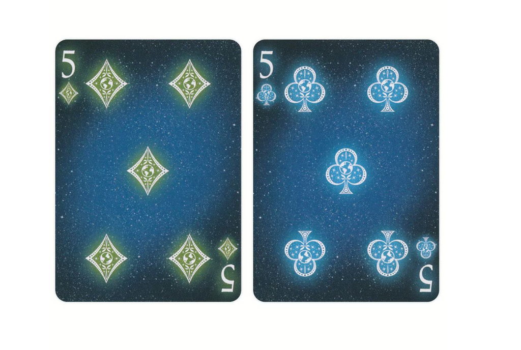 Bicycle Starlight Earth Glow Playing Cards