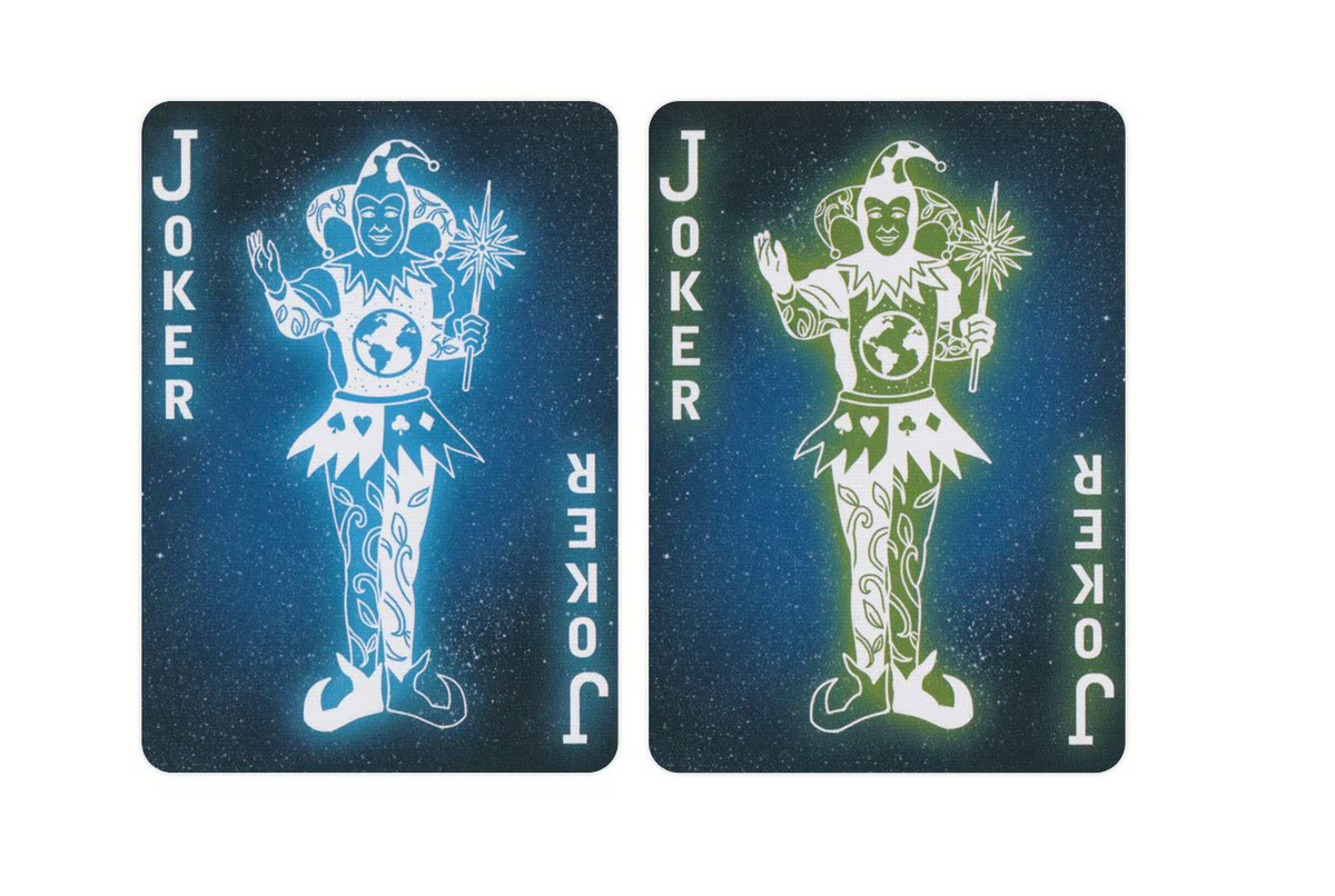 Bicycle Starlight Earth Glow Playing Cards