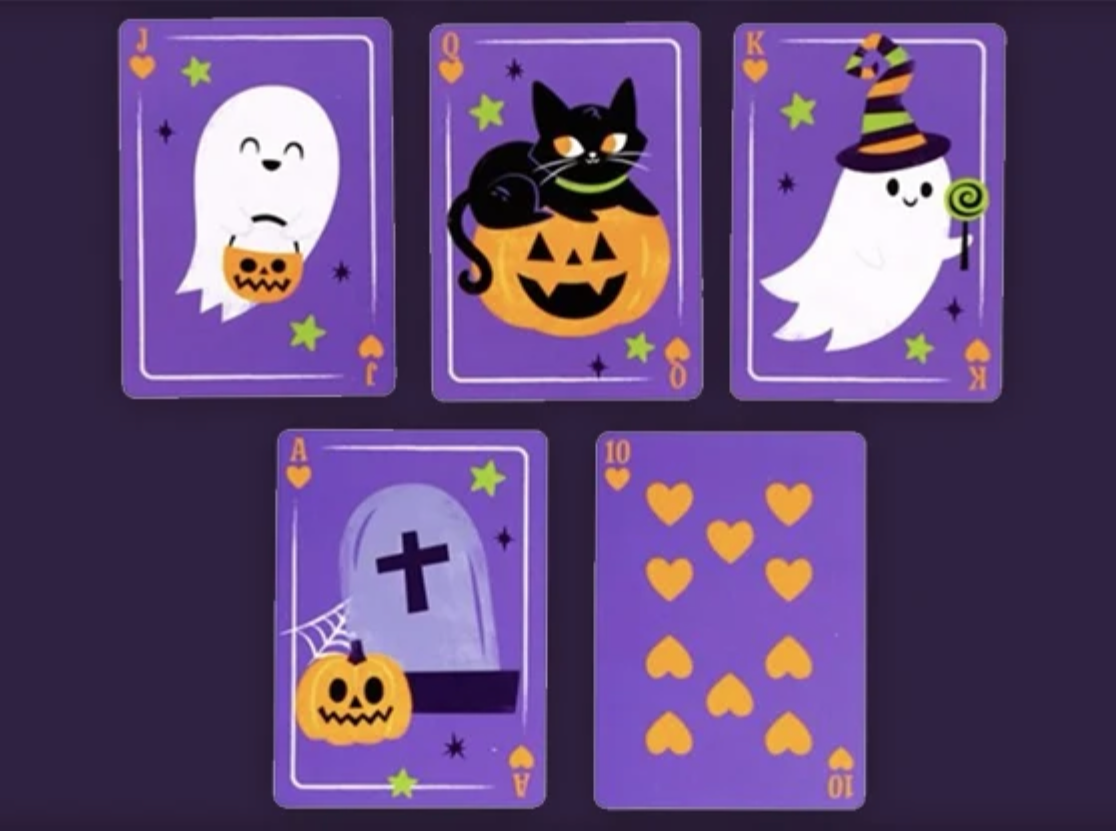 Spooky Halloween Playing Cards by Puckator