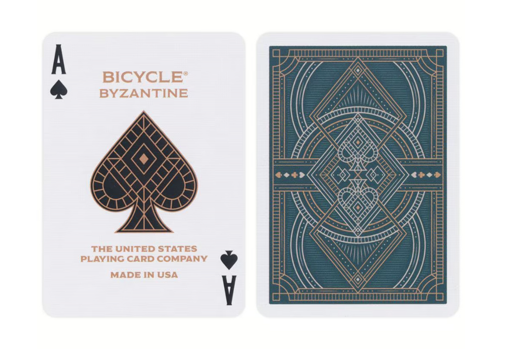 Bicycle Byzantine Playing Cards – Gold & Silver Foil