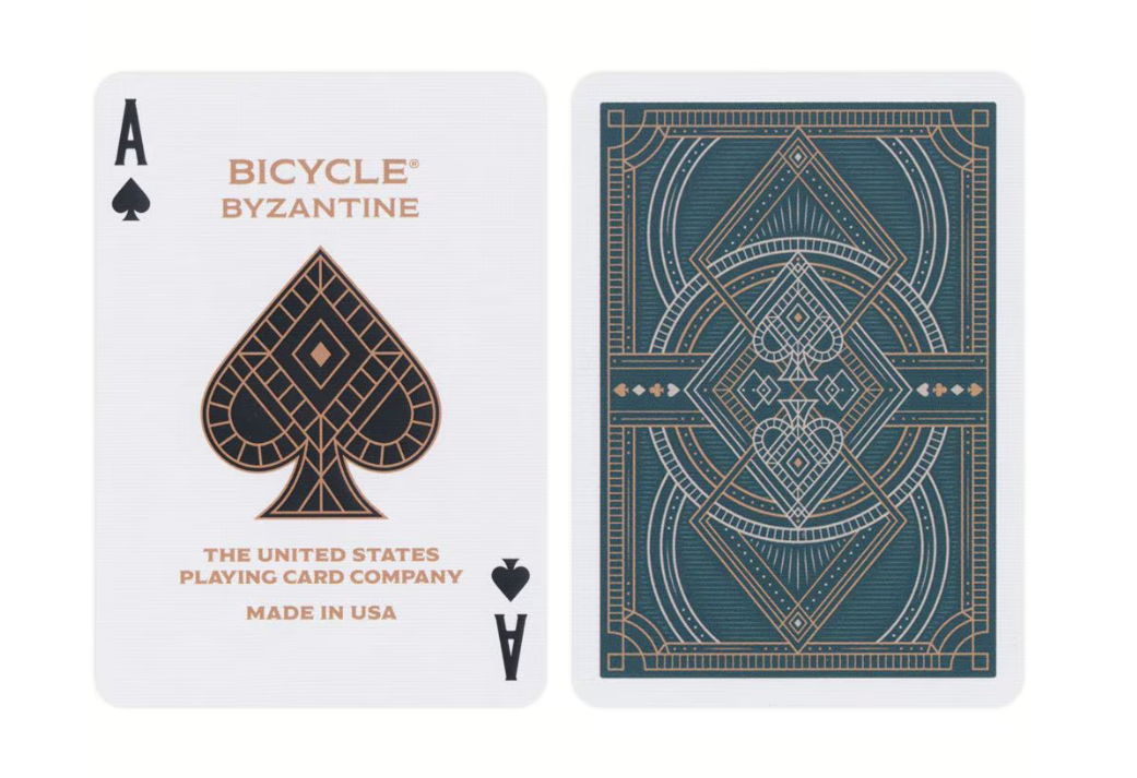 Bicycle Byzantine Playing Cards – Gold & Silver Foil