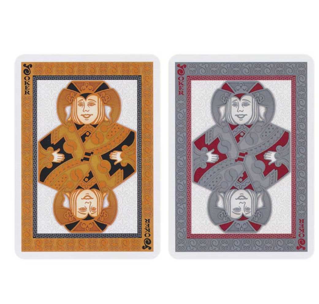 Bicycle Aurora Playing Cards – Gold & Silver Foil Edition