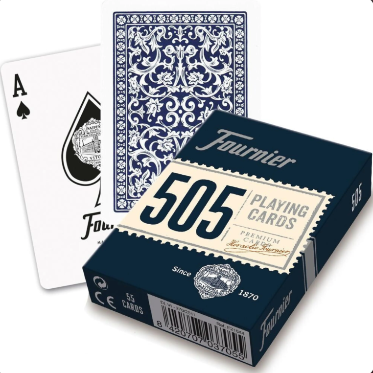 Fournier 505 Poker Playing Cards – Blue