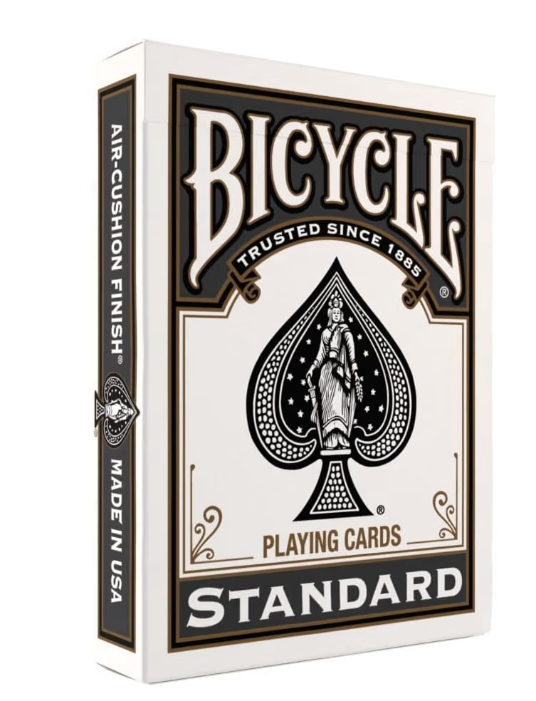 Bicycle Standard Black Playing Cards – Rider Back