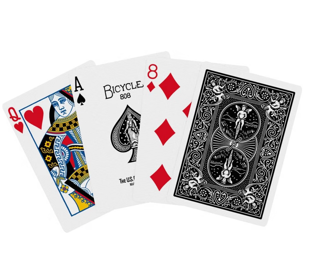 Bicycle Standard Black Playing Cards – Rider Back