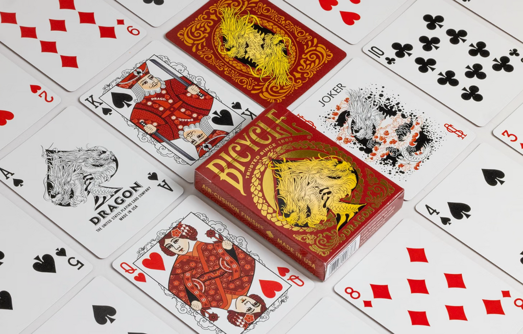 Bicycle Dragon Red Playing Cards – Year of the Dragon