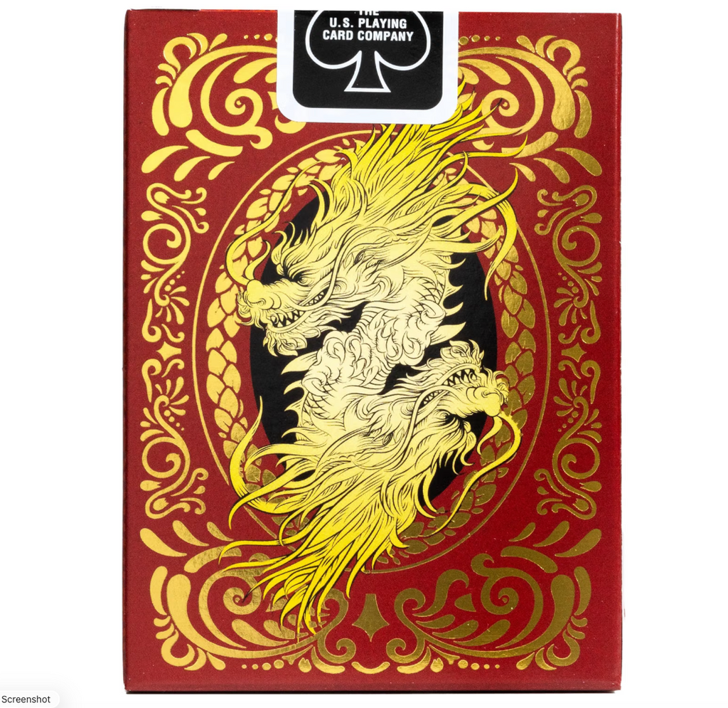 Bicycle Dragon Red Playing Cards – Year of the Dragon