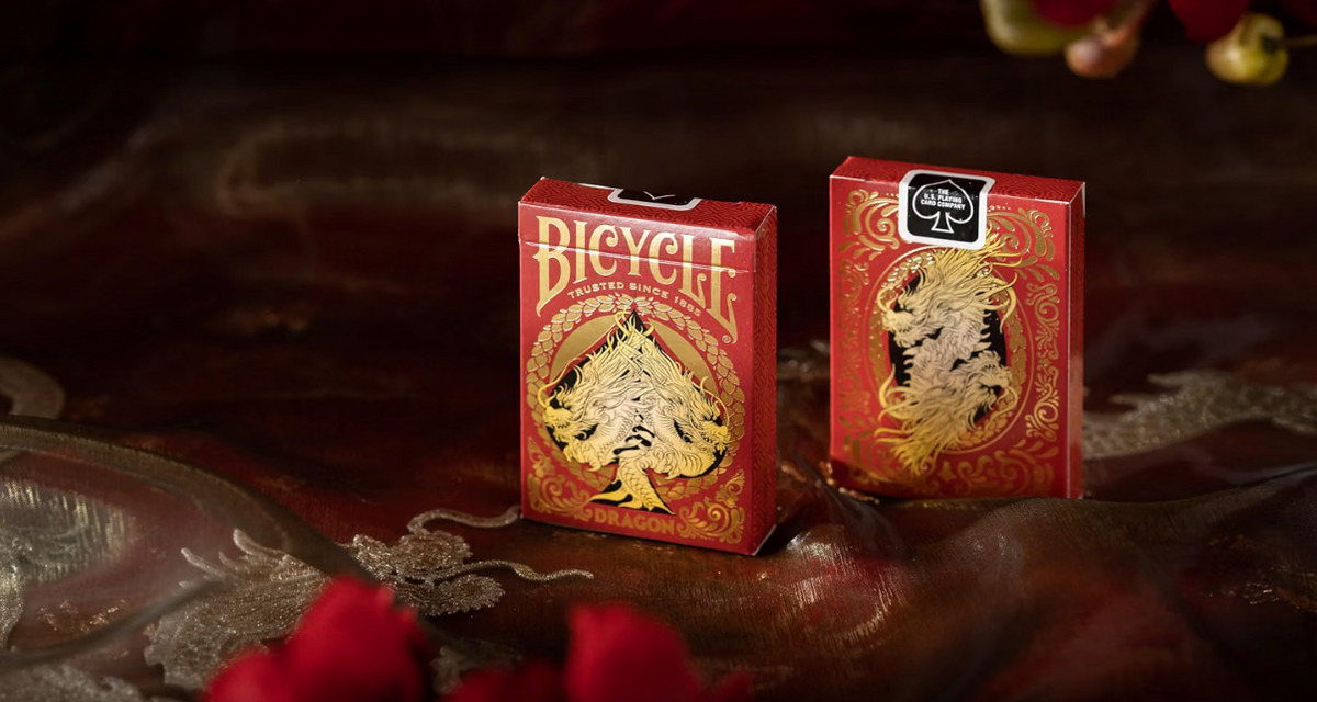 Bicycle Dragon Red Playing Cards – Year of the Dragon