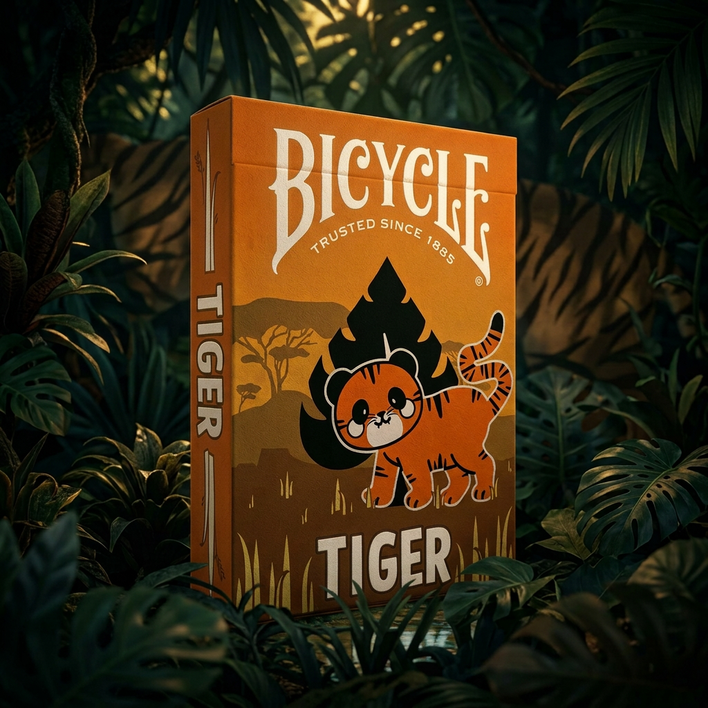 Bicycle Tiger Playing Cards – USPCC Animal Themed Deck
