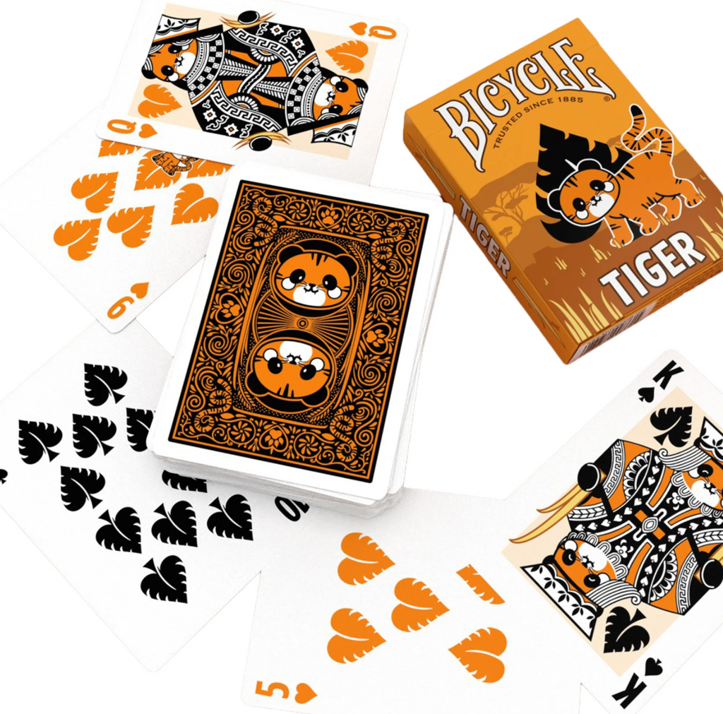 Bicycle Tiger Playing Cards – USPCC Animal Themed Deck