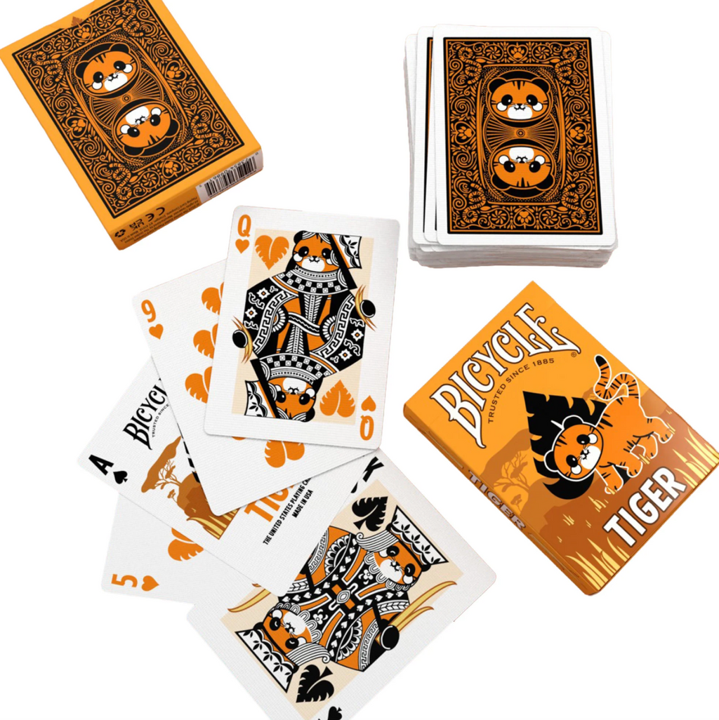 Bicycle Tiger Playing Cards – USPCC Animal Themed Deck