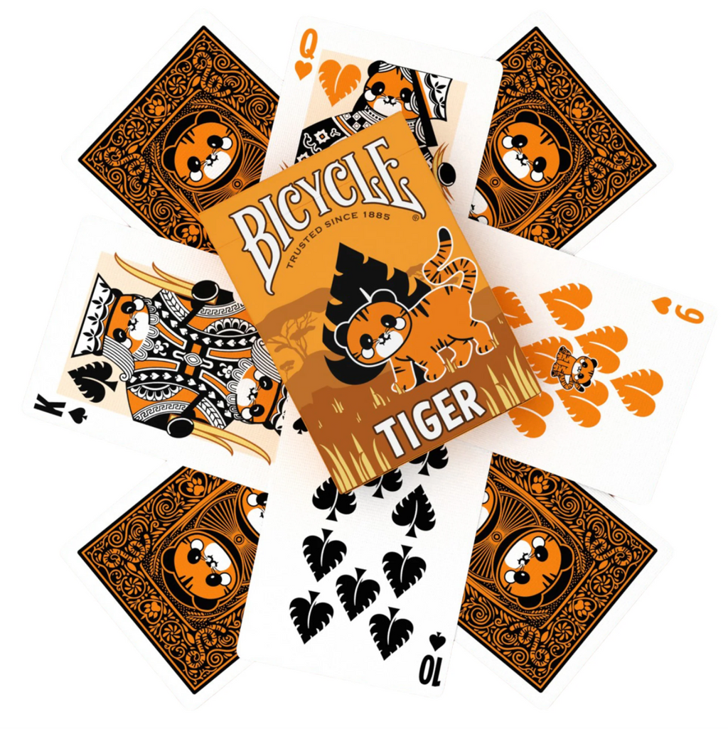Bicycle Tiger Playing Cards – USPCC Animal Themed Deck