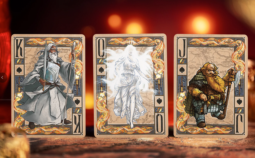 The Lord of the Rings Two Towers Playing Cards – Kings Wild Project