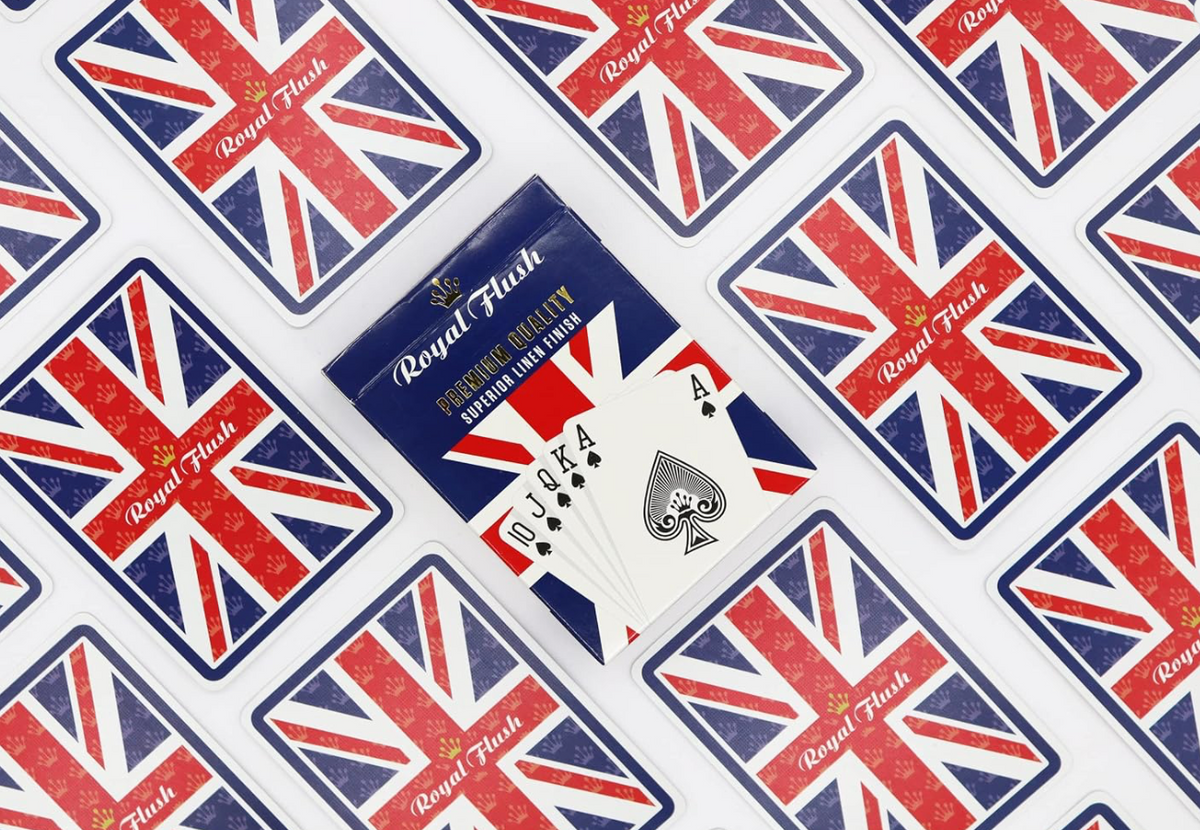 Royal Flush Union Jack Playing Cards – Cartamundi