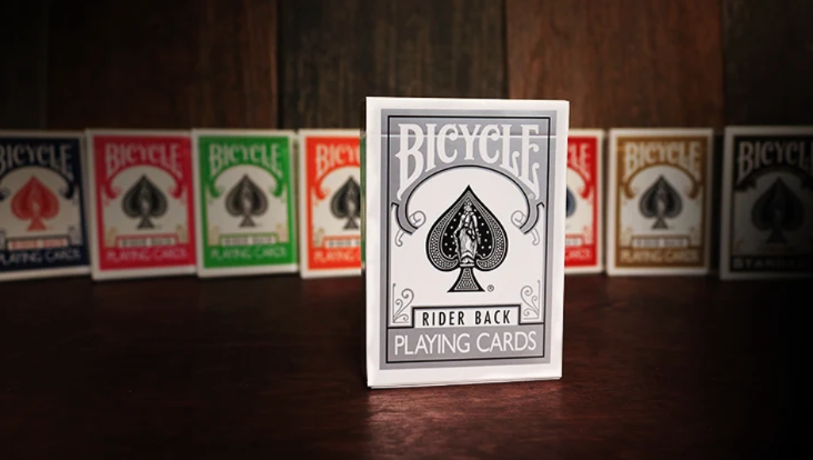 Bicycle Silver Rider Back Playing Cards – USPCC