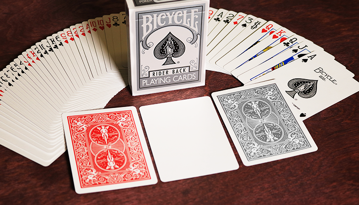 Bicycle Silver Rider Back Playing Cards – USPCC