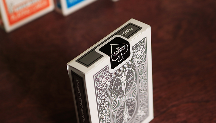 Bicycle Silver Rider Back Playing Cards – USPCC