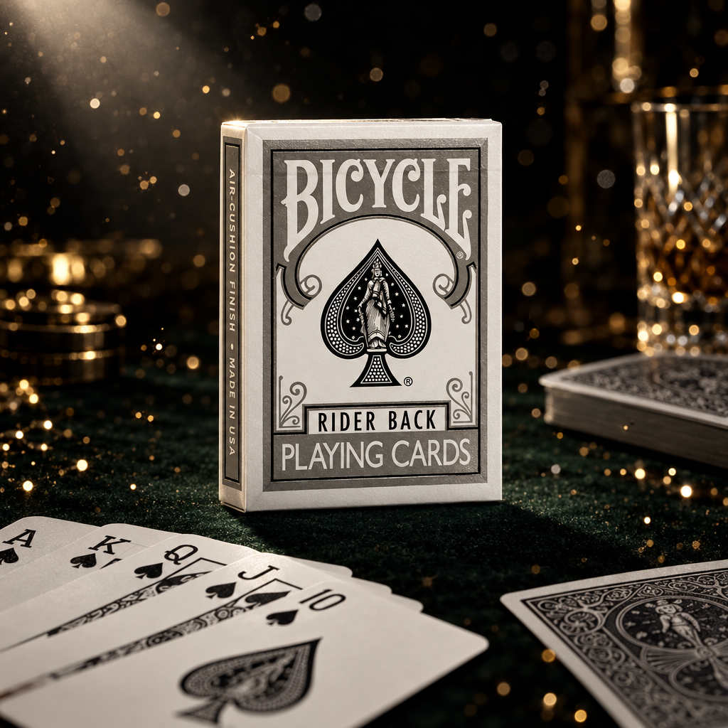 Bicycle Silver Rider Back Playing Cards – USPCC