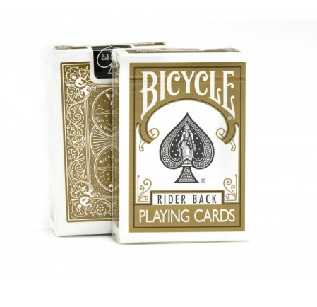 Bicycle Gold Rider Back Playing Cards – USPCC