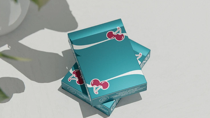 Cherry Casino Tropicana Teal Playing Cards – Pure Imagination Projects