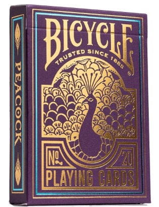 Bicycle Peacock Purple No 20 Playing Cards