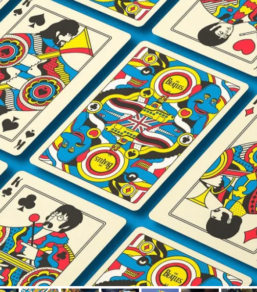 Theory11 The Beatles Yellow Submarine Playing Cards