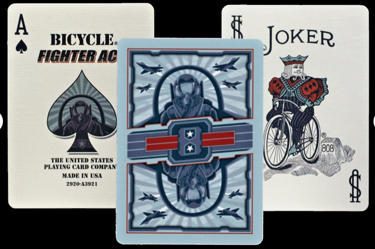 Bicycle Fighter Ace (As De Combatant)  Playing Cards