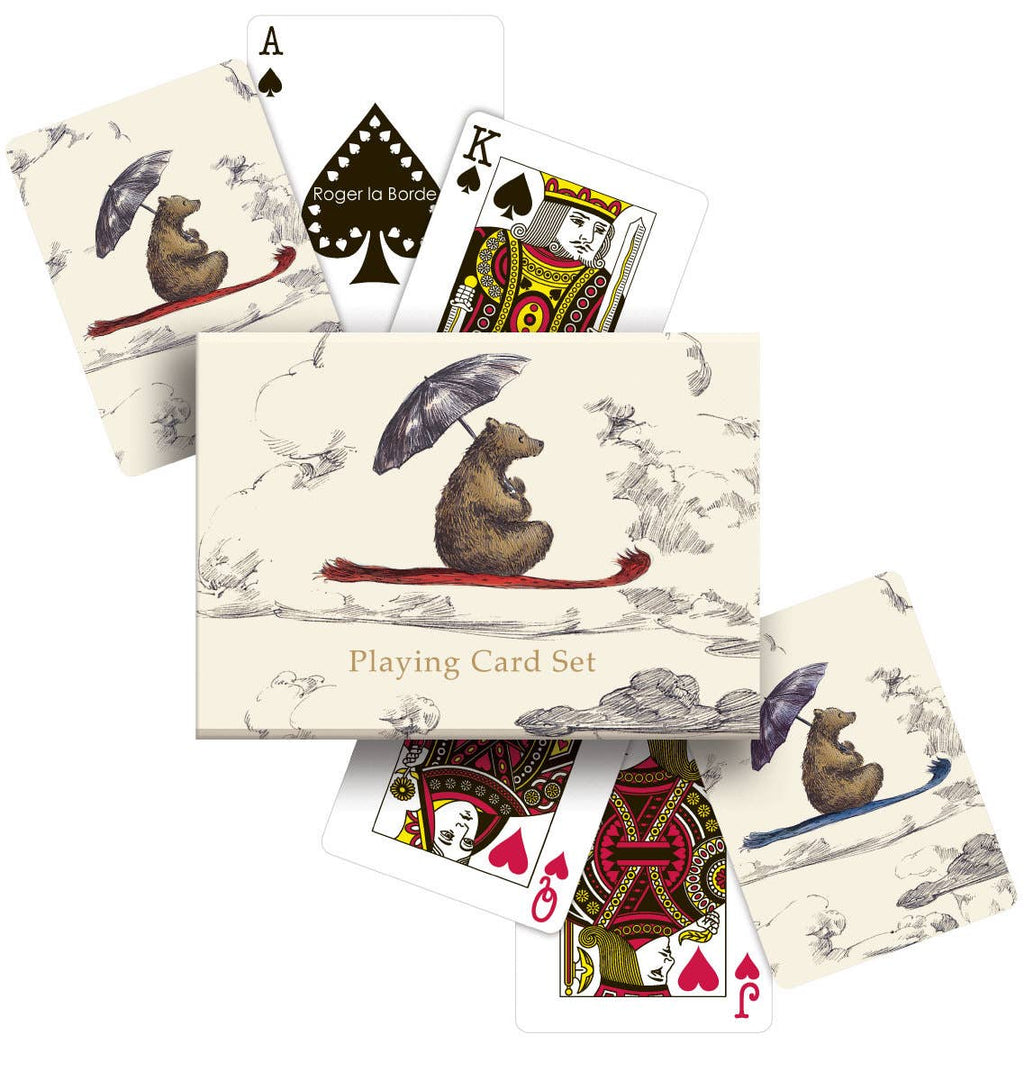 Flying Bear Luxury Double Playing Card Set