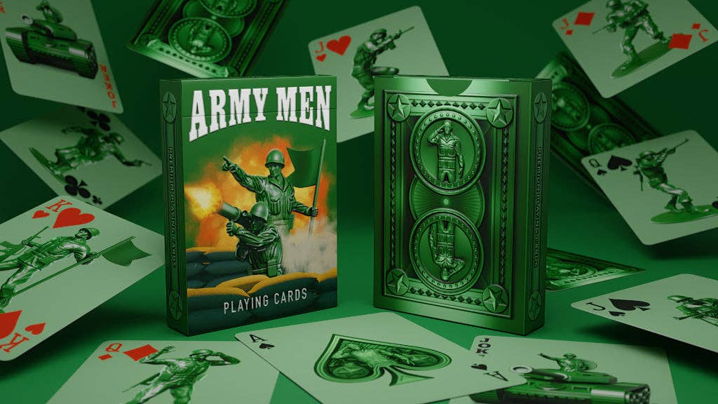 Army Men Playing Cards – Collectible Playing Cards (CPC)